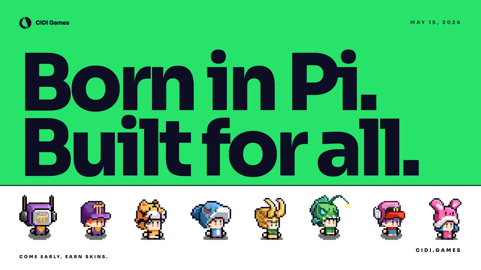 CiDi Games Born in Pi Built for all